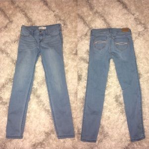Light wash jeans